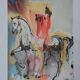 Salvador Dali: Horses, the Christian Knight, signed lithograph