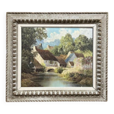 Hauck: oil on canvas depicting the surroundings of Chevreuse around 1940