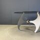 Luciano Campanini “Helix” adjustable dining or coffee table, 1970s