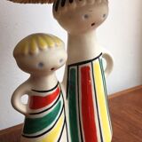 Lamp in ceramics and rope 1950