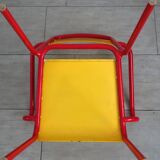 Stella metal armchair, indislocable, 50s