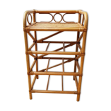Rattan shelf
