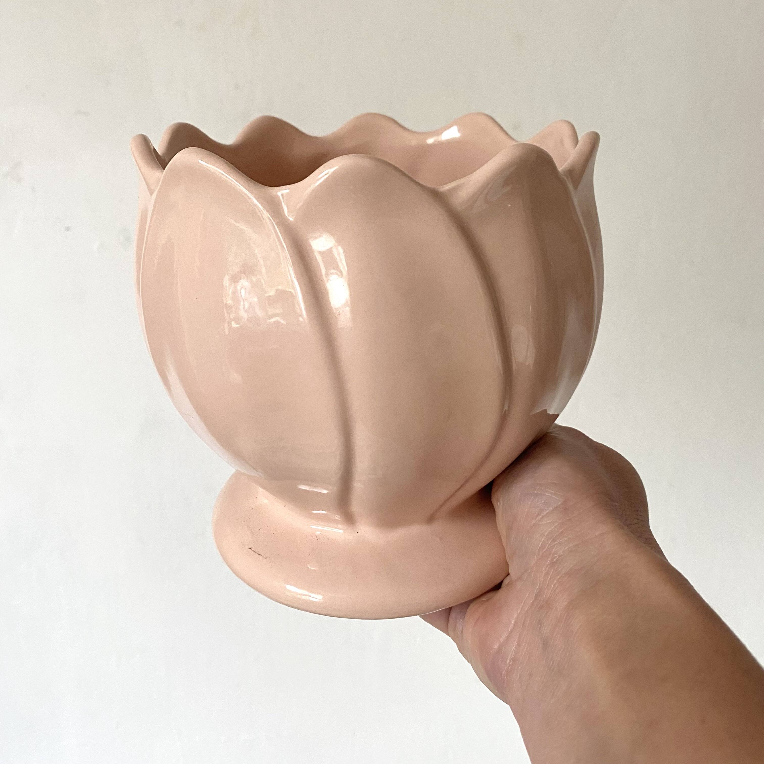 Lotus flower pot cover, 80s