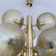 Large Vintage Bubble Glass Pendant Light