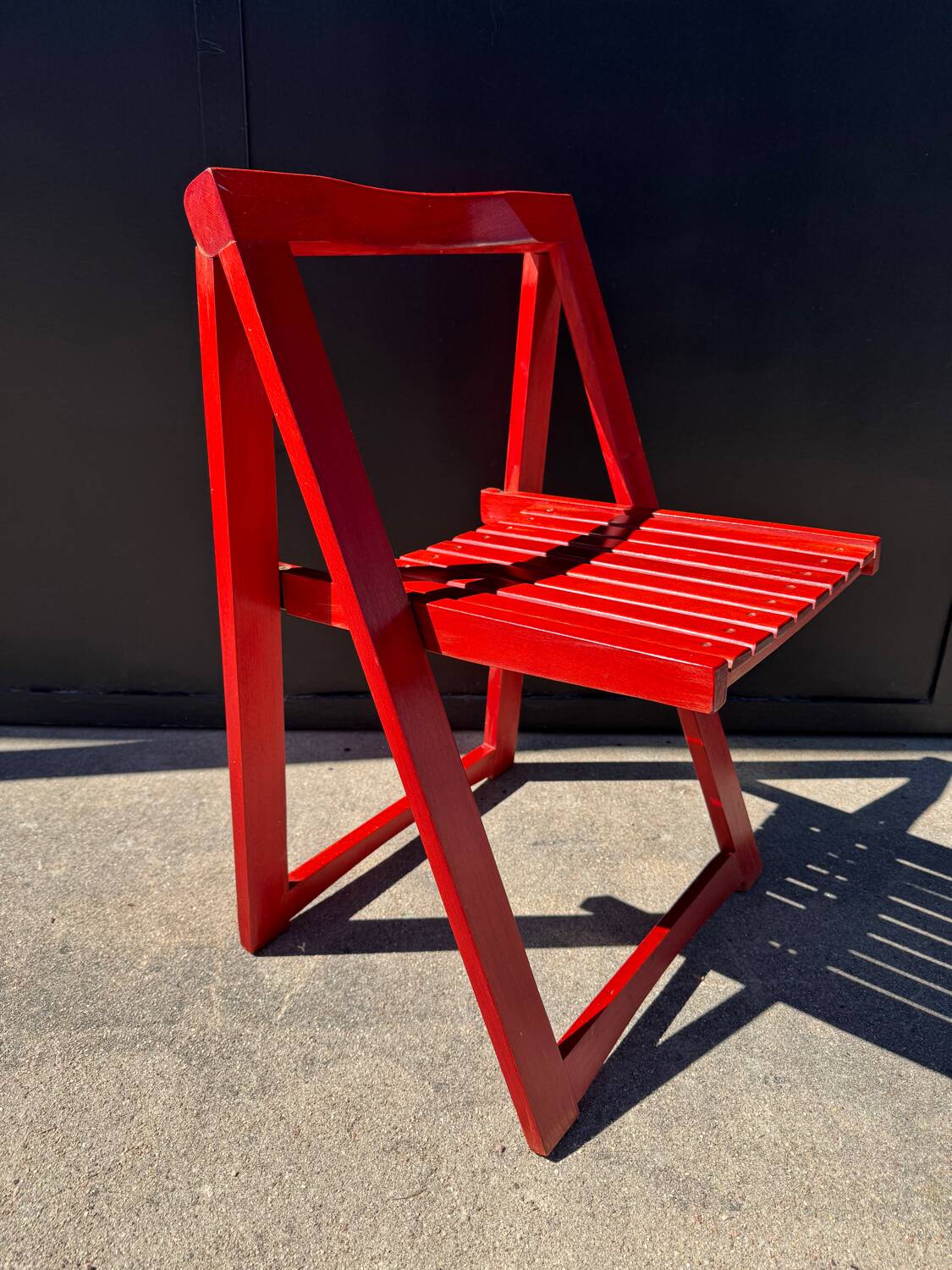 Aldo Jacober folding chairs from the 1970s.