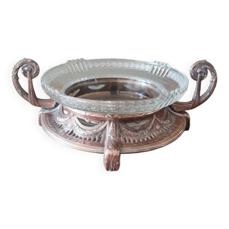 Coupe Napoléon 3 verre et métal