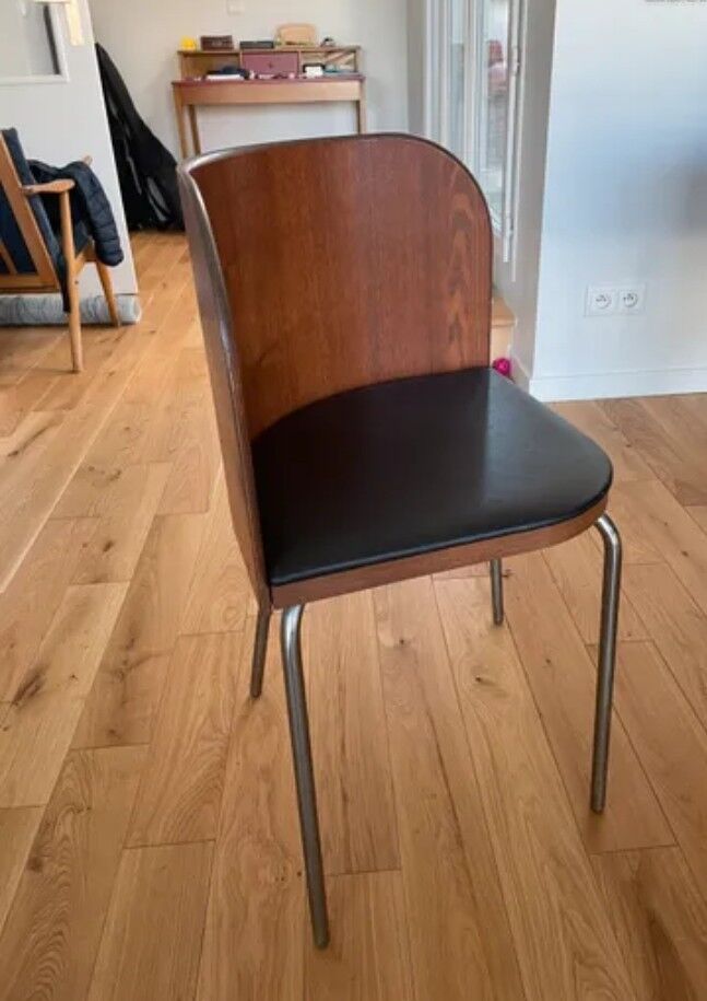 Compact dining area "fusion" table & 4 chairs