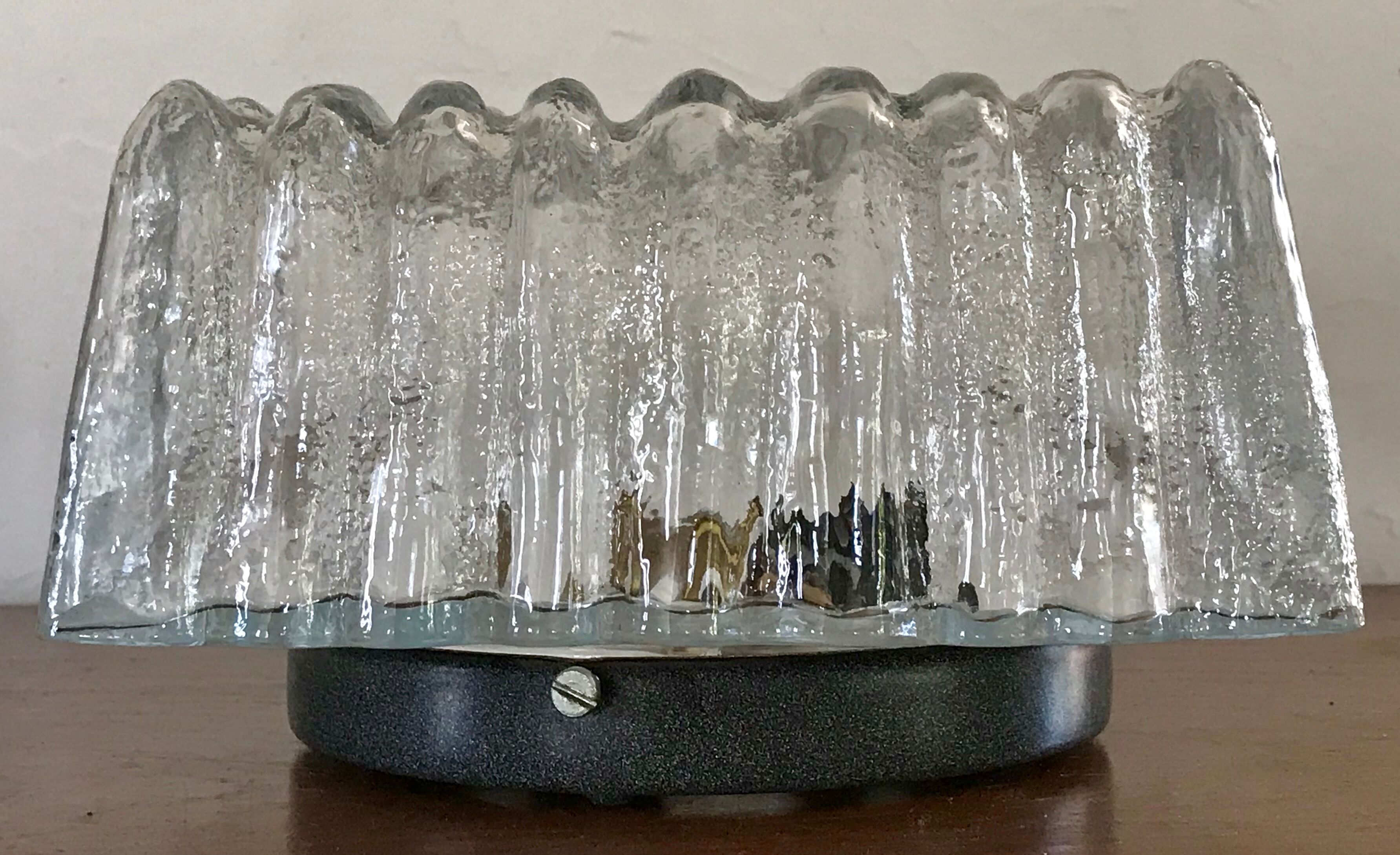 Vintage square glass ceiling