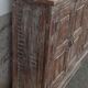 Old wooden sideboard with 4 doors