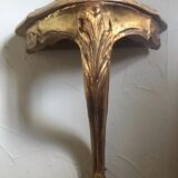 Console d'applique en bois doré