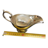 Silver metal saucepan