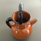 Glazed amber jug