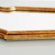 Gold leaf gilded wooden mirror