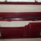 Leather briefcase-case