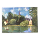 Painting the castle and the lake house