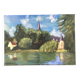 Painting the castle and the lake house