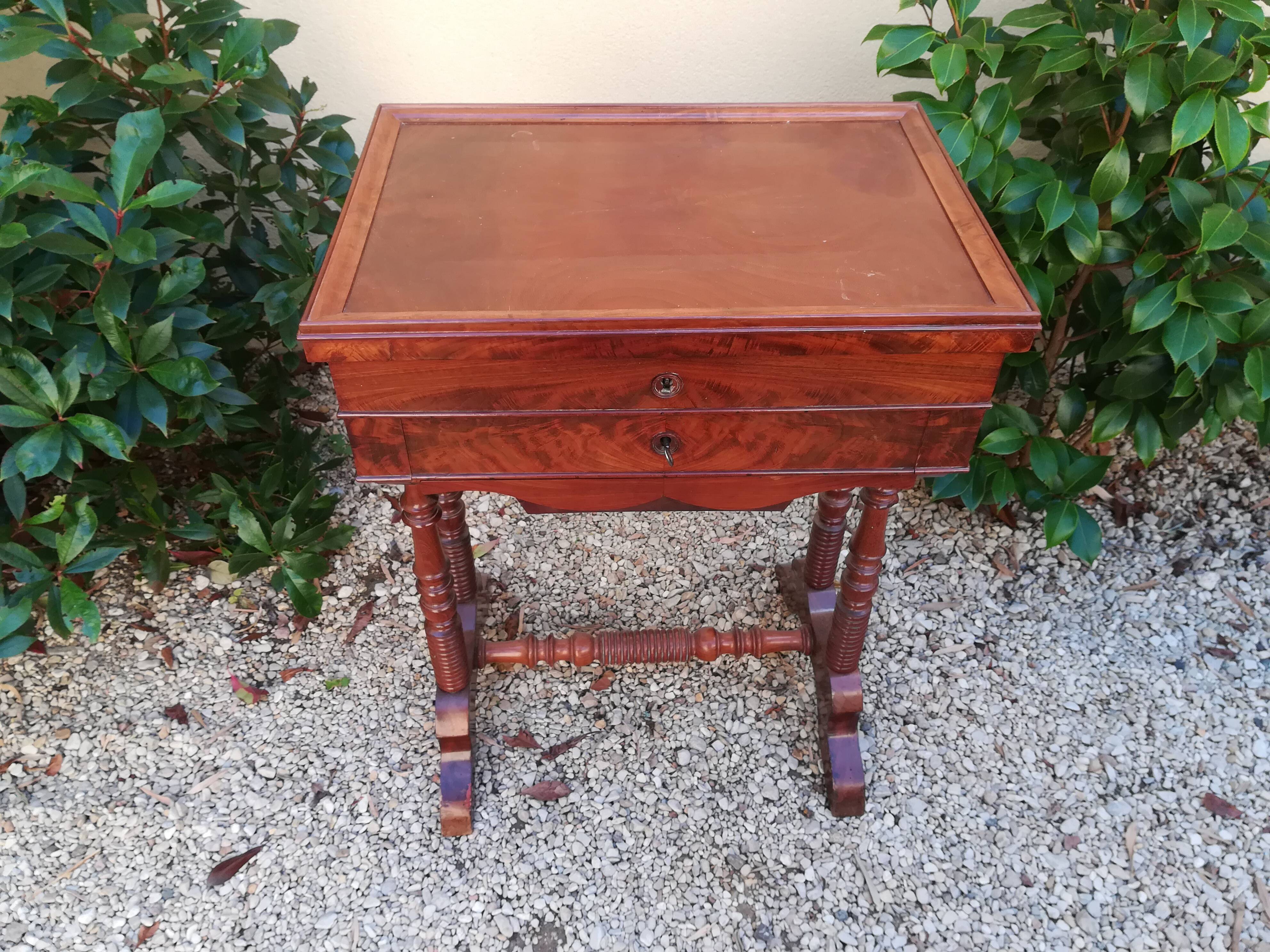 19th century mahogany worker