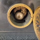 Black marble clock