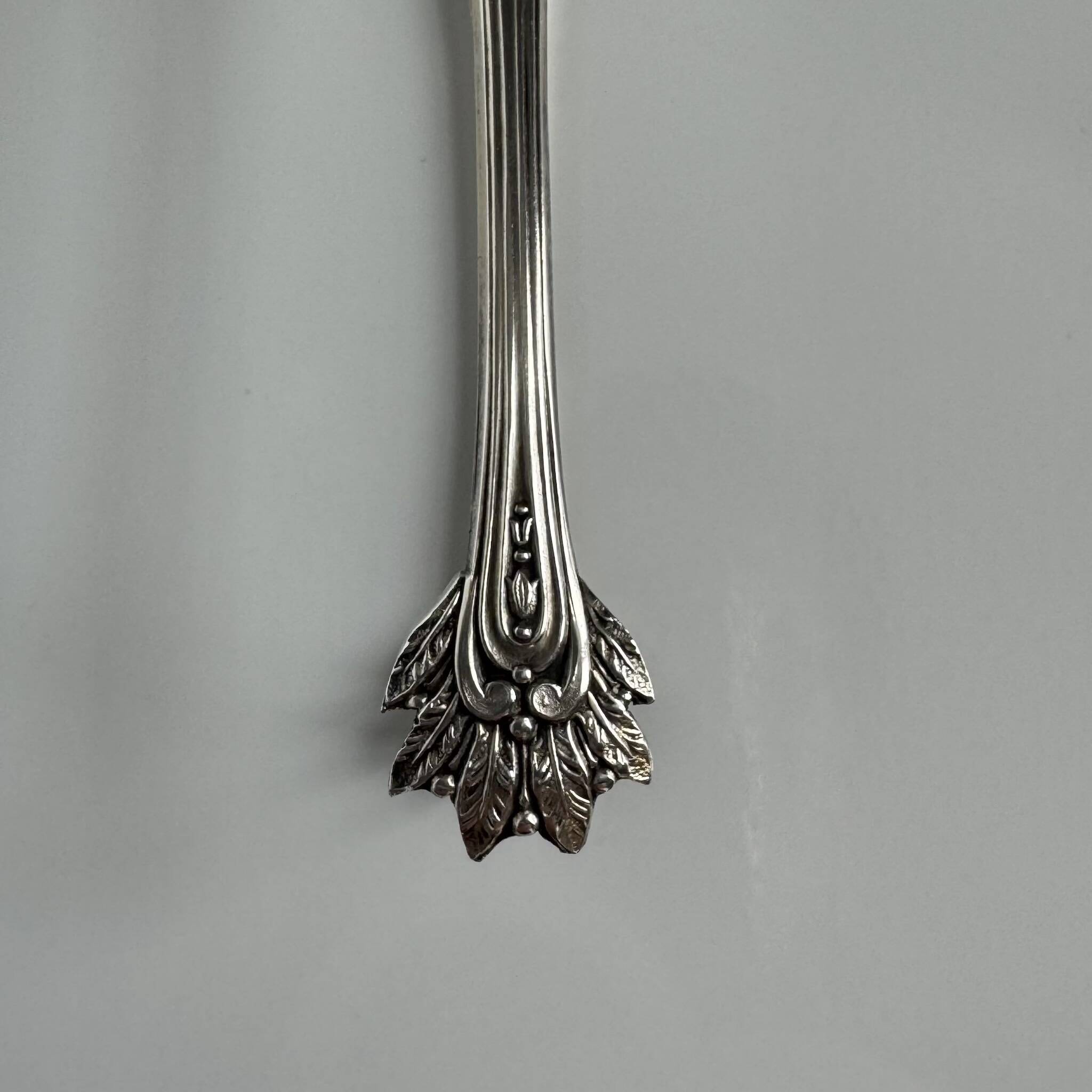 Silver Sugar Tongs | Pearl, Foliage & Bell Decor