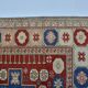 Colorful Hanknotted Vintage Carpet sku 3567