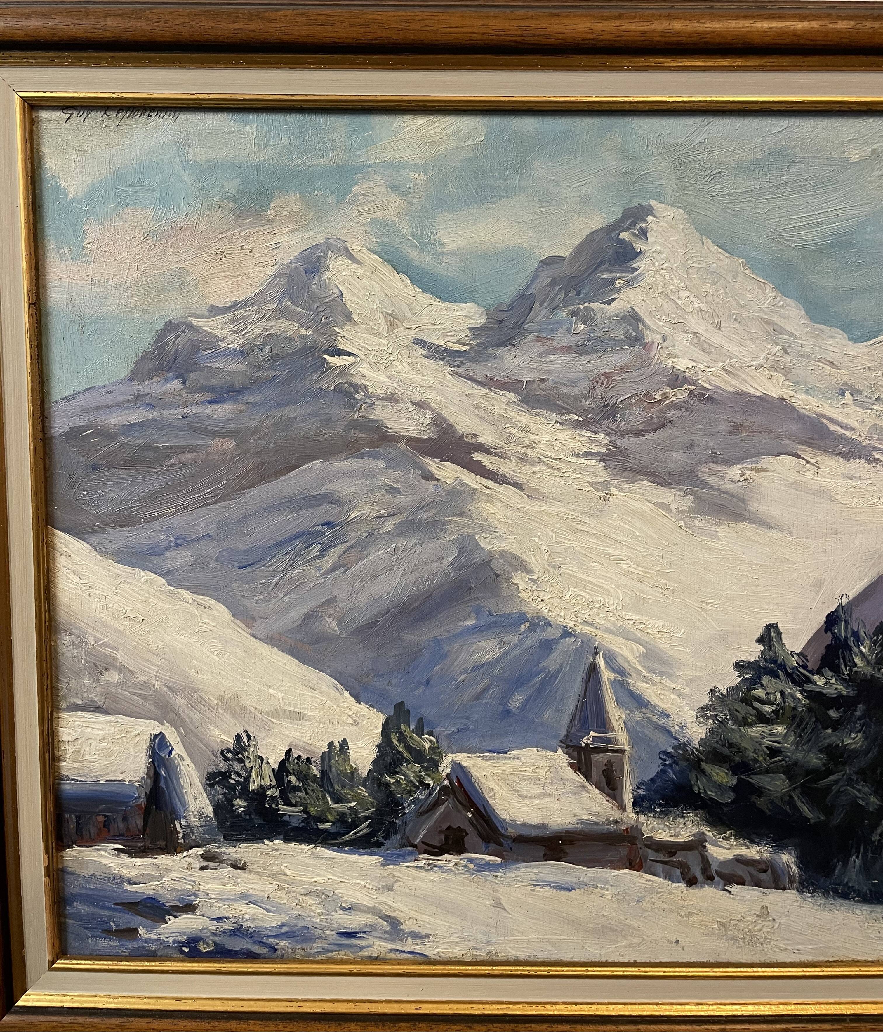 Snowy Landscape by Guy le Florentin