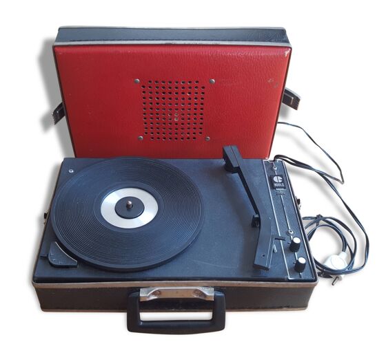Tourne-disque portable vintage | Selency