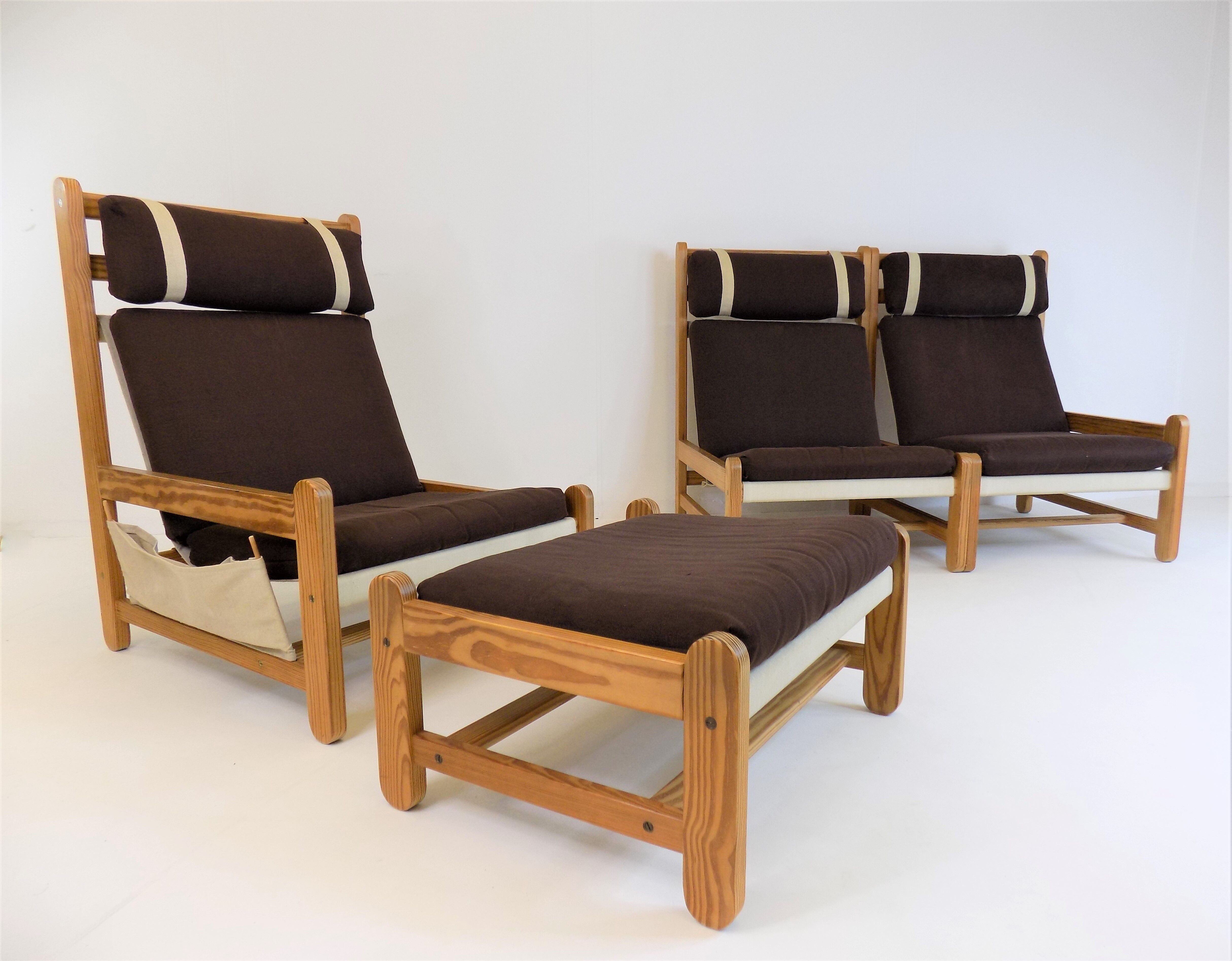 Canapé modulable 3 places par Peter Ole Schionning pour Niels Eilersen