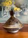 Stoneware flower vase sign