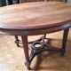 Oval centre table in solid mahogany from the Directoire, Empire period.