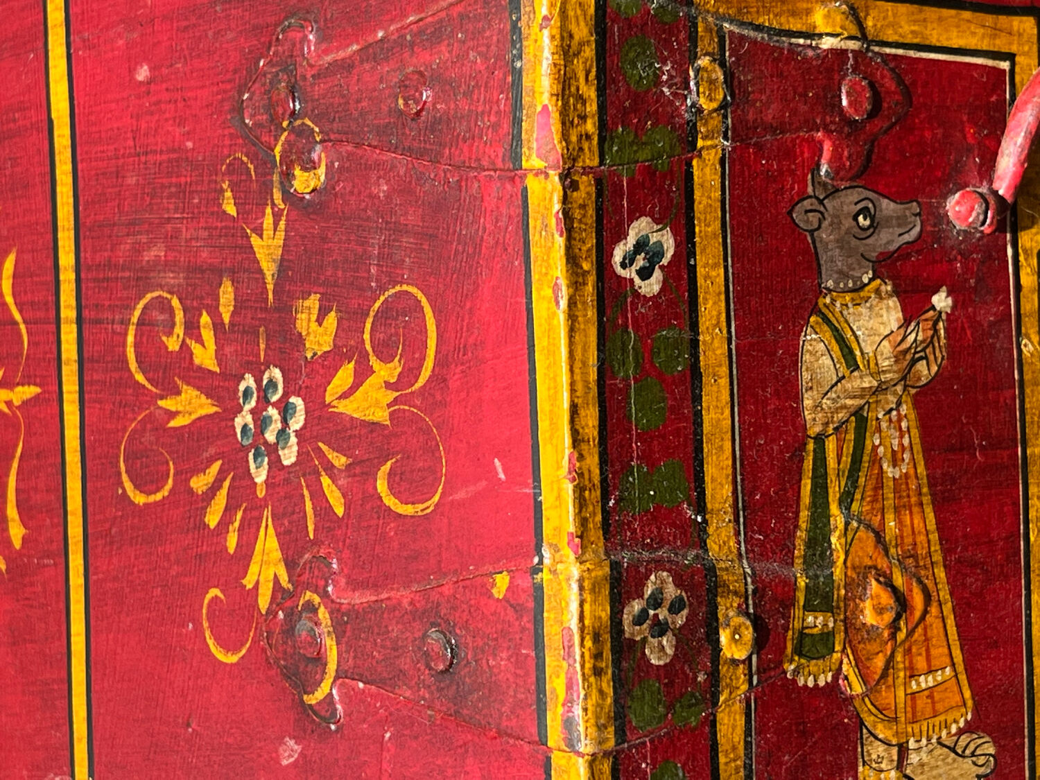 Exotic painted chest