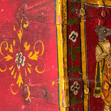 Exotic painted chest