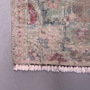 Vintage Turkish Oushak Rug 106x66 cm shabby carpet Ushak Region Small