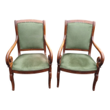 Pair of catering armchairs