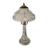 Lampe en cristal  abat jour style Ezan, 1930