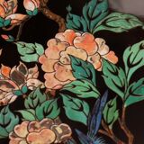 Circular wooden coffee table with bird decoration China Far East