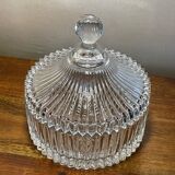 Large glass sugar bonbonnière