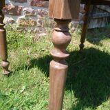 Oak table with turned legs
