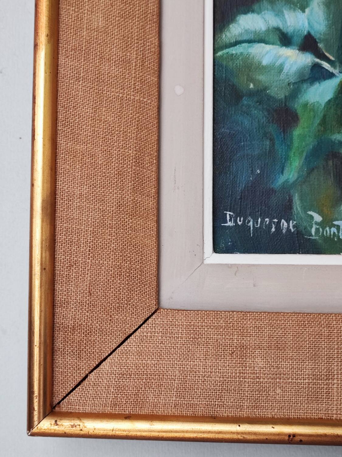 Peinture à l'huile de Duquesne Bonte