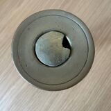 Ancien bougeoir à tirette en laiton