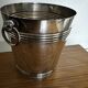 Gallia Champagne Bucket - Silver Metal - Art Deco Period - Biarritz Model