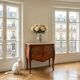 Antique commode in Baroque style made of mahogany, 20th century.