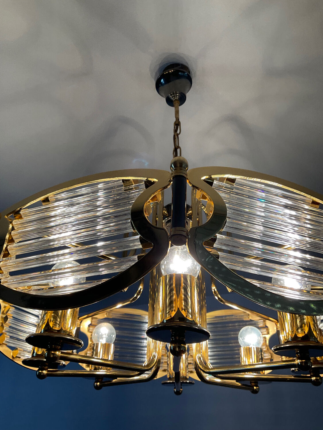 Vintage Bakalowits & Söhne chandelier from the 70s