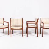 Ensemble de 4 fauteuils design danois par Christian Hvidt pour Soborg Mobelfabrik