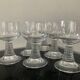 Set of 6 vintage stemmed glasses