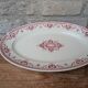 Old oval serving dish, Amiral Creil and Montereau Terre de Fer model