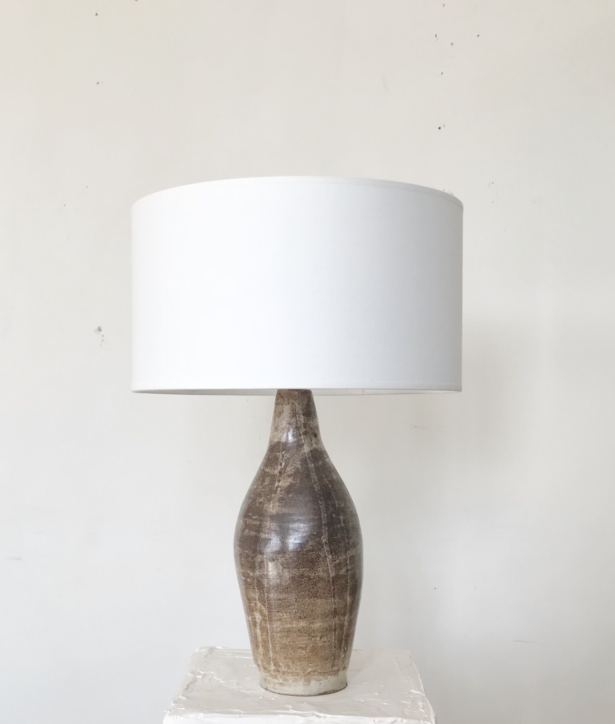 Table lamp ceramic, stoneware, of 1960