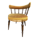 1950s Toad-style velvet lounge chair