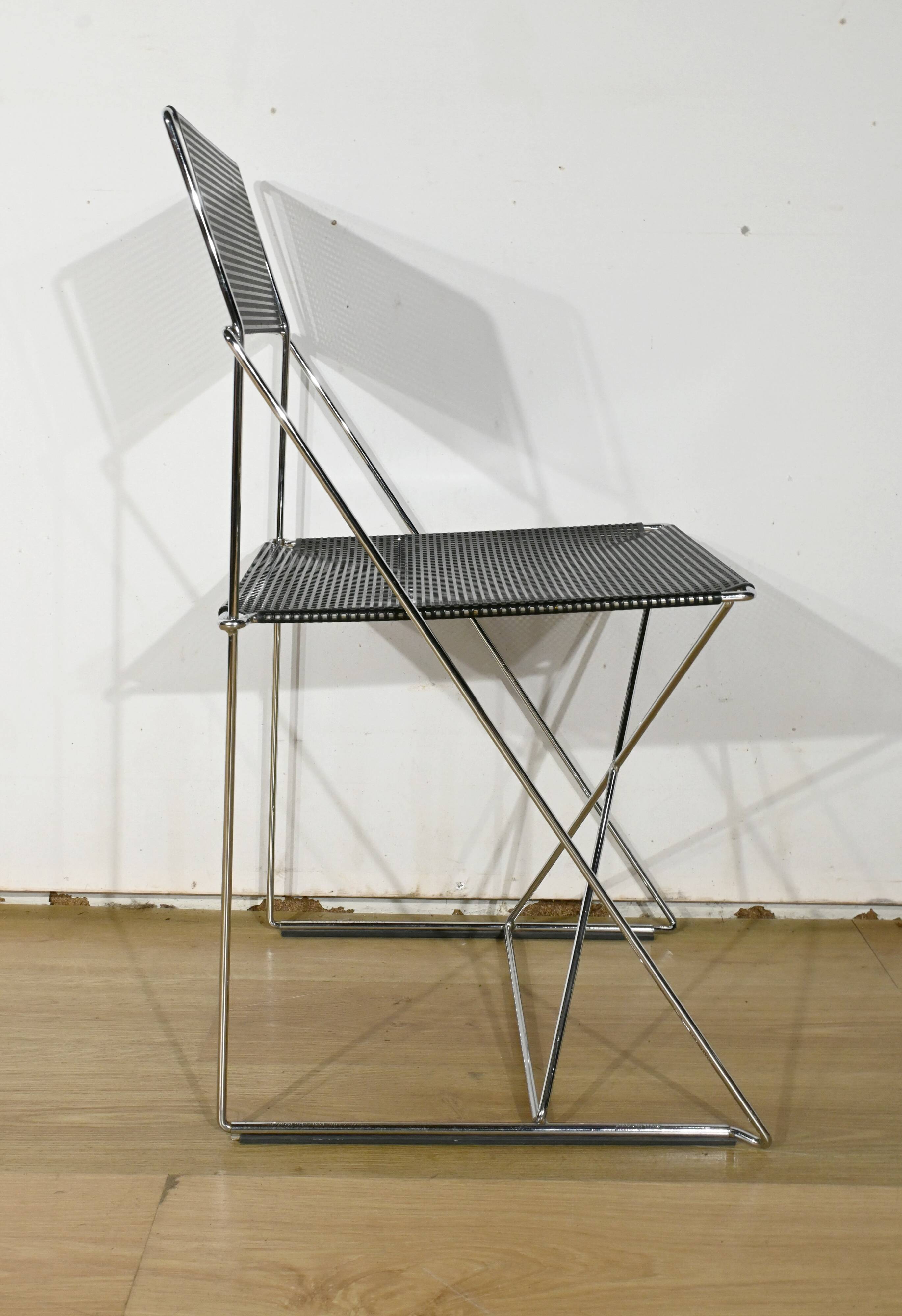 Suite of 5 Nuova X Line Omli Chairs for Magis, by Niels Joergen Haugesen – 1980