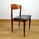 4 vintage scandinavian chairs in teak jydsk mobelindustri 1960