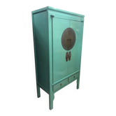 Blue solid wood wedding wardrobe